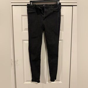 Abercrombie & Fitch Dark Black Skinny Jeans